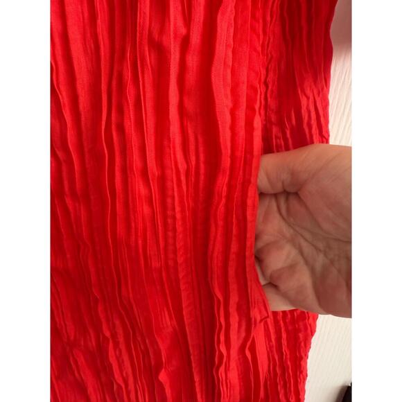 Label by Five Twelve Red Embroidered Boho Long Sleeve Dress size Small - Picture 7 of 10